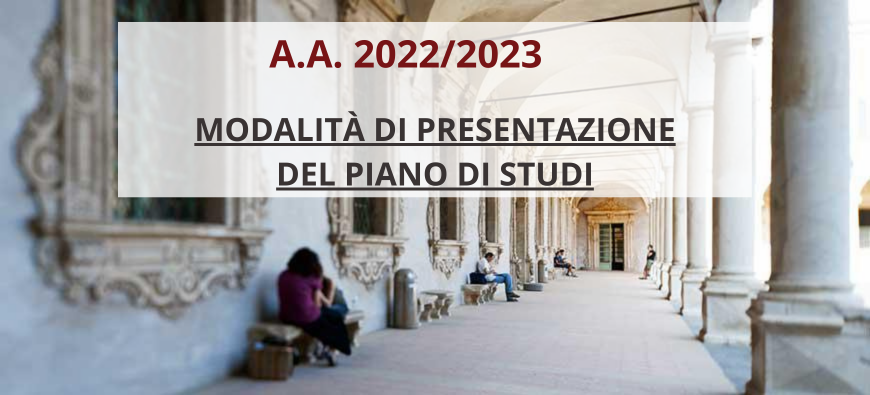 Presentazione piano di studi 2022/2023