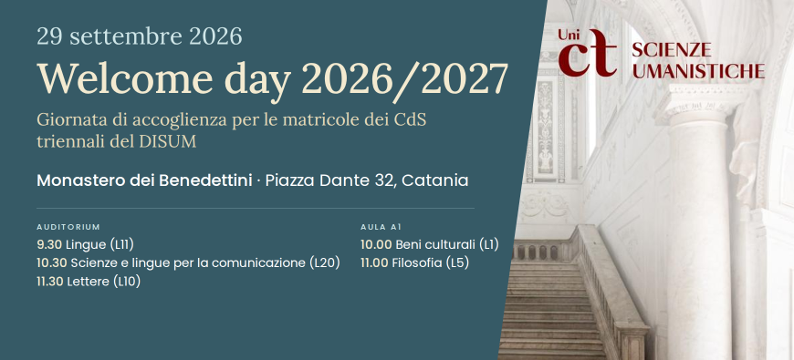 Welcome Day 2026/2027
